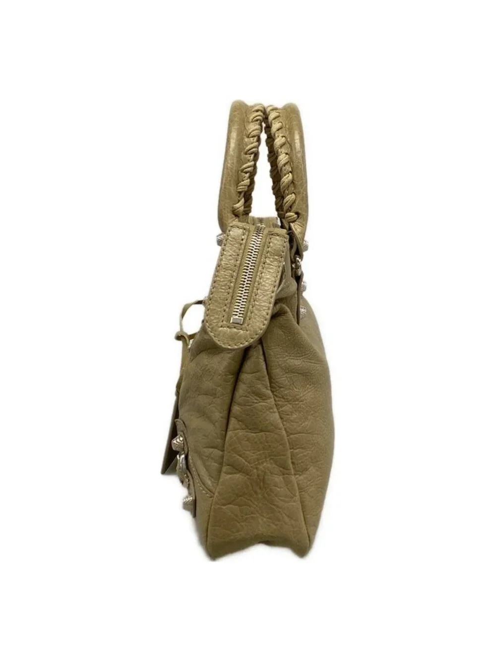 Balenciaga Handbag the Giant Town Beige Leather